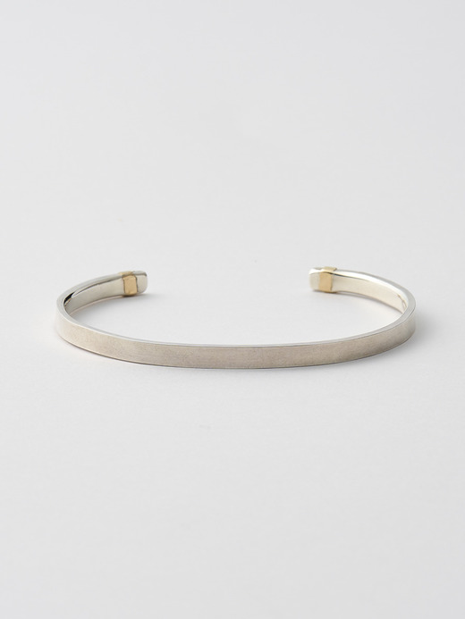 Silver Bangle with K18 Gold Accent｜60mm｜GIGI for JOHN SMEDLEY 詳細画像 SILVER×GOLD 2